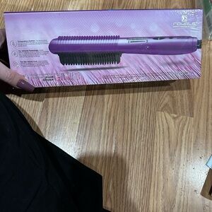 Royale Double Ceramic purple Hair Straightening Brush *Retail $500*